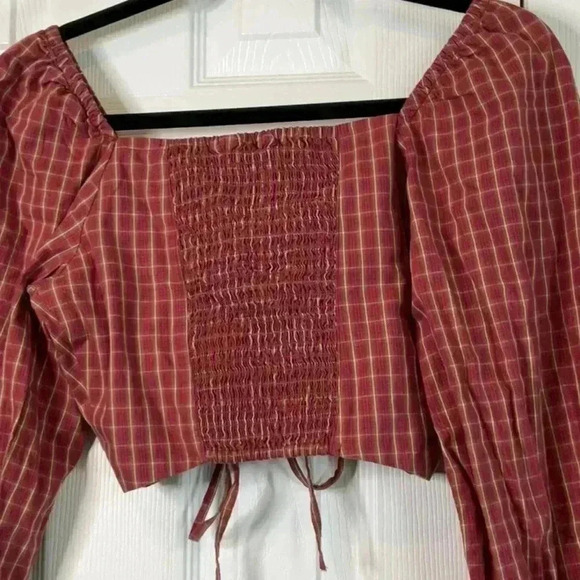 LEVIS DEVIN BLOUSE RED SIZE XS - Picture 9 of 9
